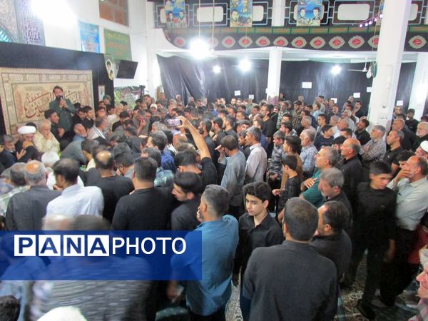 وداع با شهیدان عزیز شهر زازران در مسجد جامع شهر زازران