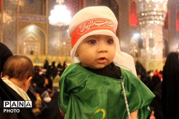 اجتماع شیرخوارگان حسینی در حرم مطهر رضوی