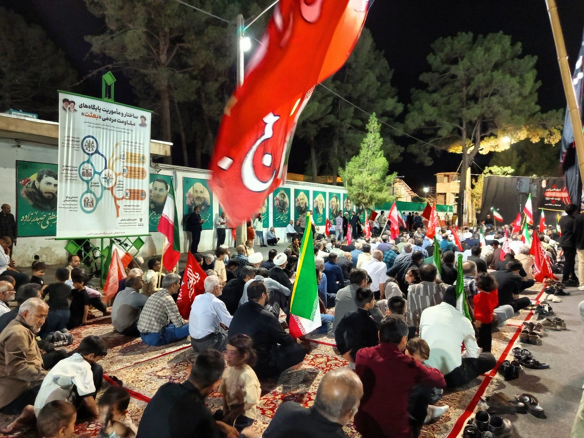 عزاداری دهه آخر ماه صفر در خیابان 