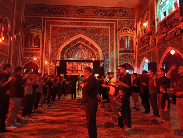 برگزاری مراسم عزاداری ابا عبدالله الحسین (ع) در تکیه ابوالفضلی 