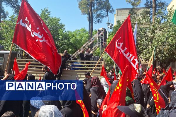 مراسم راهپیمایی جاماندگان اربعین حسینی در شیراز