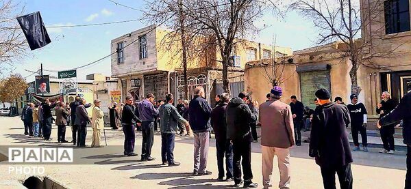 خروش مردم روستای توچغاز شهرستان ملایر در پی شهادت امیرالمومنین(ع)