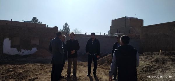 بازدید مدیرکل نوسازی استان خراسان شمالی از پروژه‌های شهرستان گرمه 