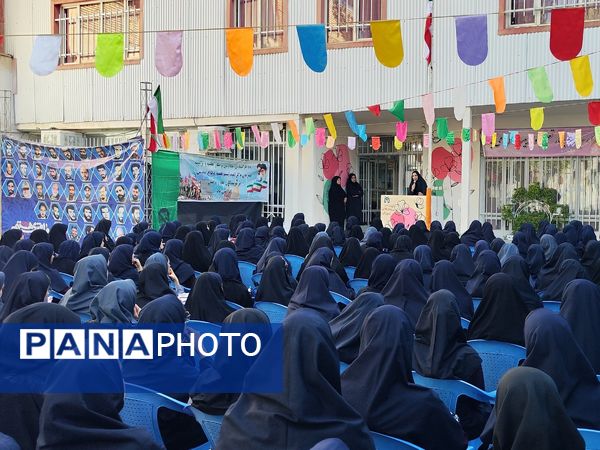 نواختن زنگ مهر سال تحصیلی۱۴۰۴-۱۴۰۳ در ناحیه ۲ مشهد