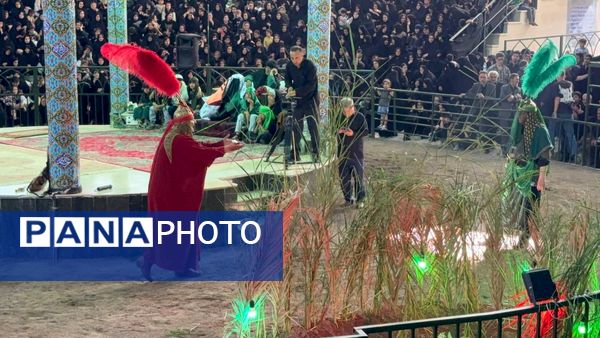 مراسم سنتی تعزیه‌خوانی در شهر ارمغان‌خانه زنجان 