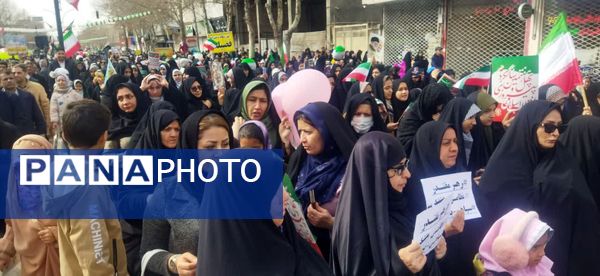  راهپیمایی بیست و دو بهمن در کاشمر