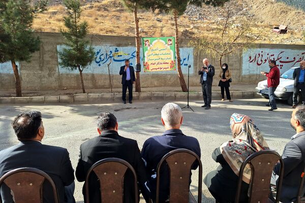 آغاز عملیات عمرانی مدرسه خیرساز در بخش بومهن پردیس