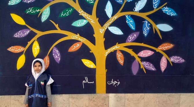 نمایشگاه مبارزه با اعتیاد در دبیرستان شهدا