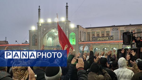 مراسم عزاداری شام شهادت امام هادی(ع) در حرم بانوی کرامت 