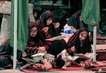 رودان در سومین شب قدر غرق در معنویت شد