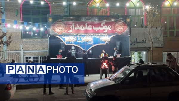 برپایی موکب به مناسبت شهادت امام موسی کاظم (ع) در خلیل آباد