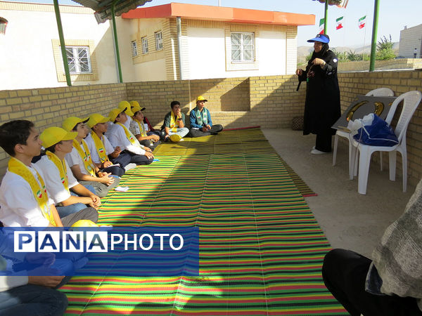 برگزاری پیش اردوی پسران در اردوگاه شهید چمران بجنورد