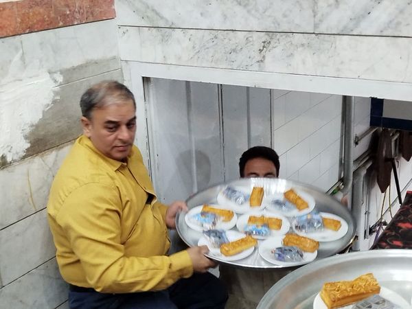 مراسم ولادت حضرت ابوالفضل العباس (ع) در حسینه شهرستان کاشمر 