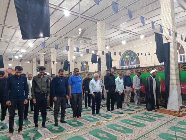 سوگ خورشید خراسان در حاجی‌آباد عزاداری شهادت امام رضا(ع)