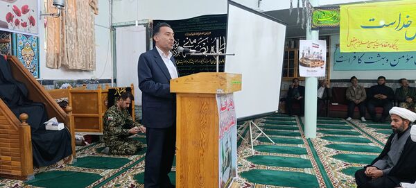 جلوه‌هایی از اقتدار بسیجیان در مسجد صاحب الزمان آشخانه 