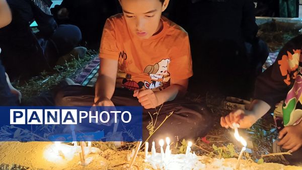 مراسم شام غریبان در گلزار شهدای یاسوج