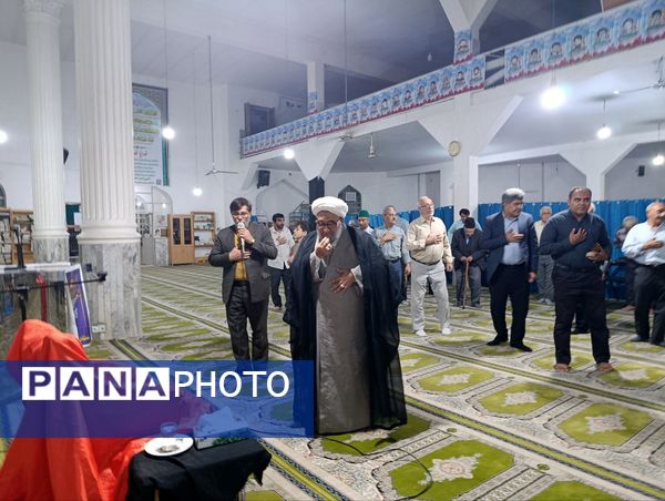 مراسم بزرگداشت شهدای دولت در مسجد جامع آشخانه