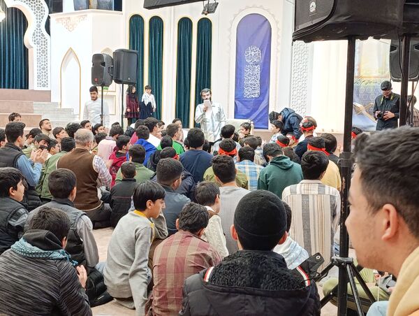 مراسم ولادت امام حسن مجتبی(ع) در میدان شهدای مشهد مقدس