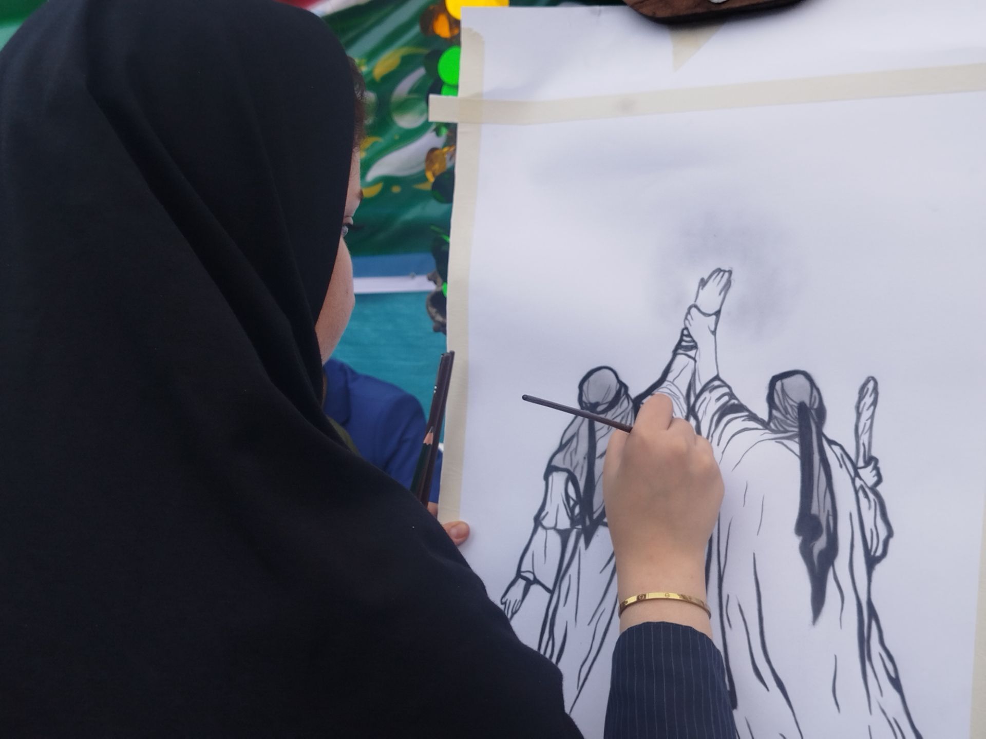 مهمانی بزرگ عید غدیر در گلوگاه 