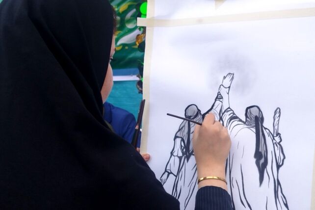 مهمانی بزرگ عید غدیر در گلوگاه 