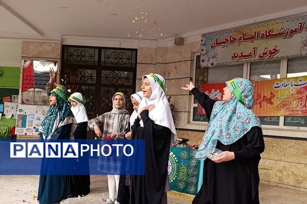 حضور پر شور دانش آموزان ناحیه دو شهرری در جشن نیمه شعبان و ایرانمون