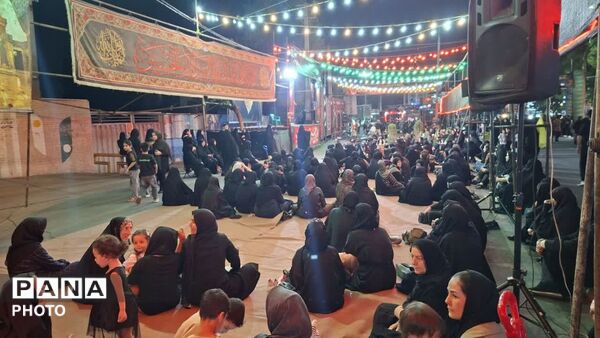 عزاداری و تعزیه خوانی مردم کرج در ظهر عاشورا 