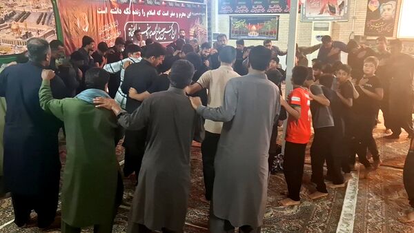 مراسم عاشورای حسینی در شهرستان قلعه‌گنج