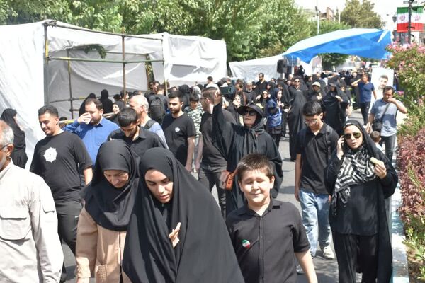 مراسم آیینی جاماندگان اربعین حسینی در پایتخت