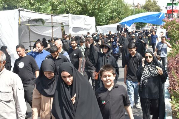 مراسم آیینی جاماندگان اربعین حسینی در پایتخت