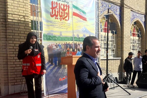 برگزاری افتتاحیه «هفته پدافند غیرعامل » در دبیرستان ماندگار مدرس ناحیه دو شهرری 
