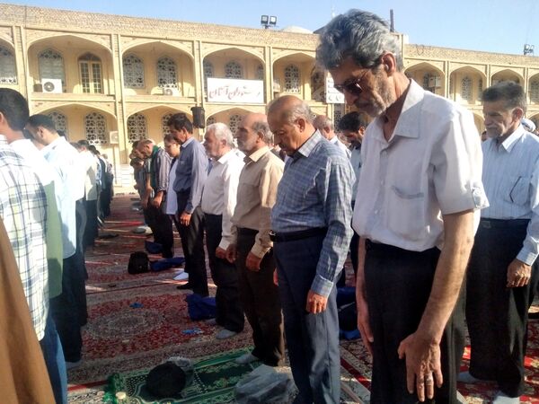 نماز باران در امامزاده سیدجعفر محمد در یزد