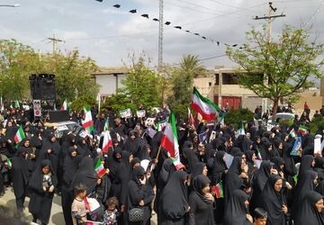 حماسه «قدس» در بافق؛ طنین فریادهای وحدت