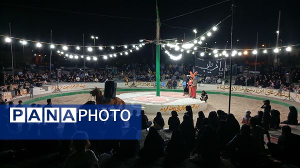 اجرای تعزیه شهادت حضرت علی اکبر(ع)