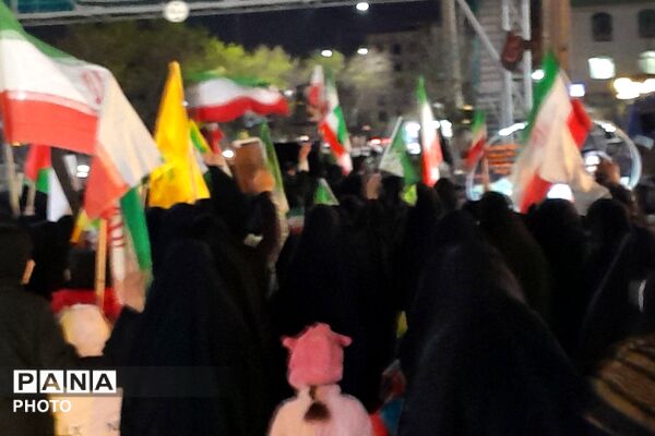 وداع با پیکر شهدا و تجمع ضد صهیونیسمی در شهرری