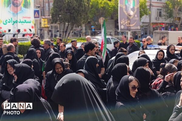 وداع با شکوه با شهید وطن