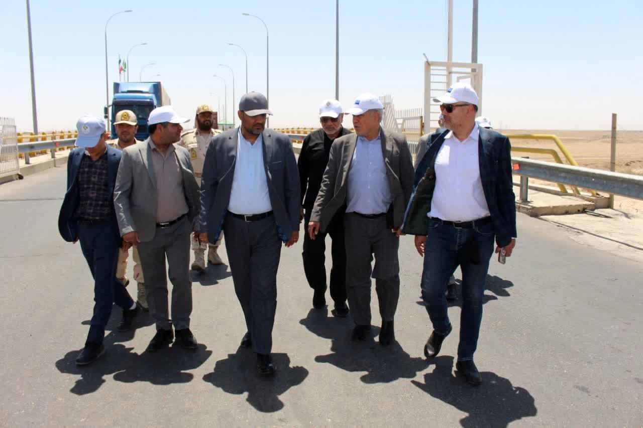 بازدید معاون سازمان برنامه و بودجه کشور از پتانسیل‌های سرخس برای توسعه بنادر خشک شمال شرق ایران