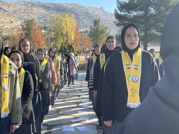 اردو تمشک در اردوگاه شهید دستغیب شیراز