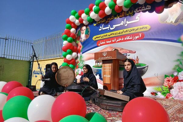 نواختن زنگ پدافند غیرعامل در آموزشگاه های چهاردانگه
