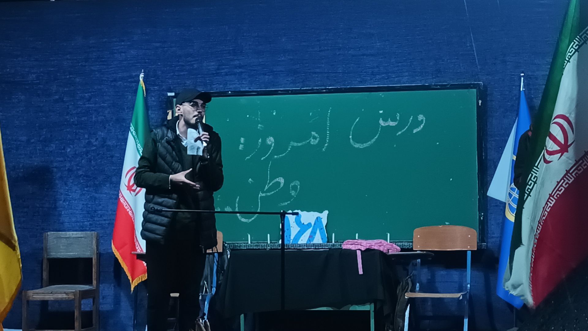 حماسه حضور دانش‌آموزی در بناب 