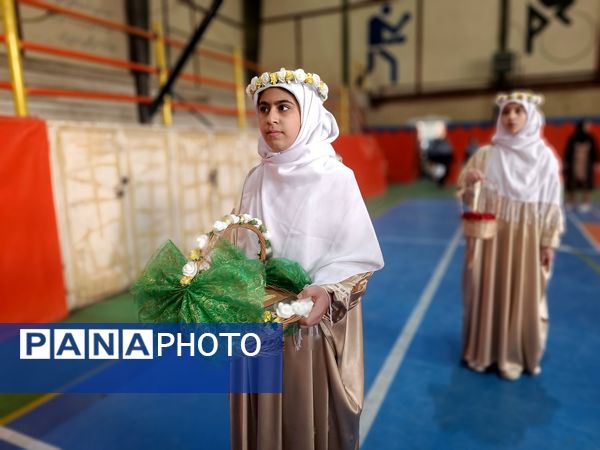 تجدید عهد پیشتازان شهرستان قدس با آرمان‌های انقلاب اسلامی و مقاومت