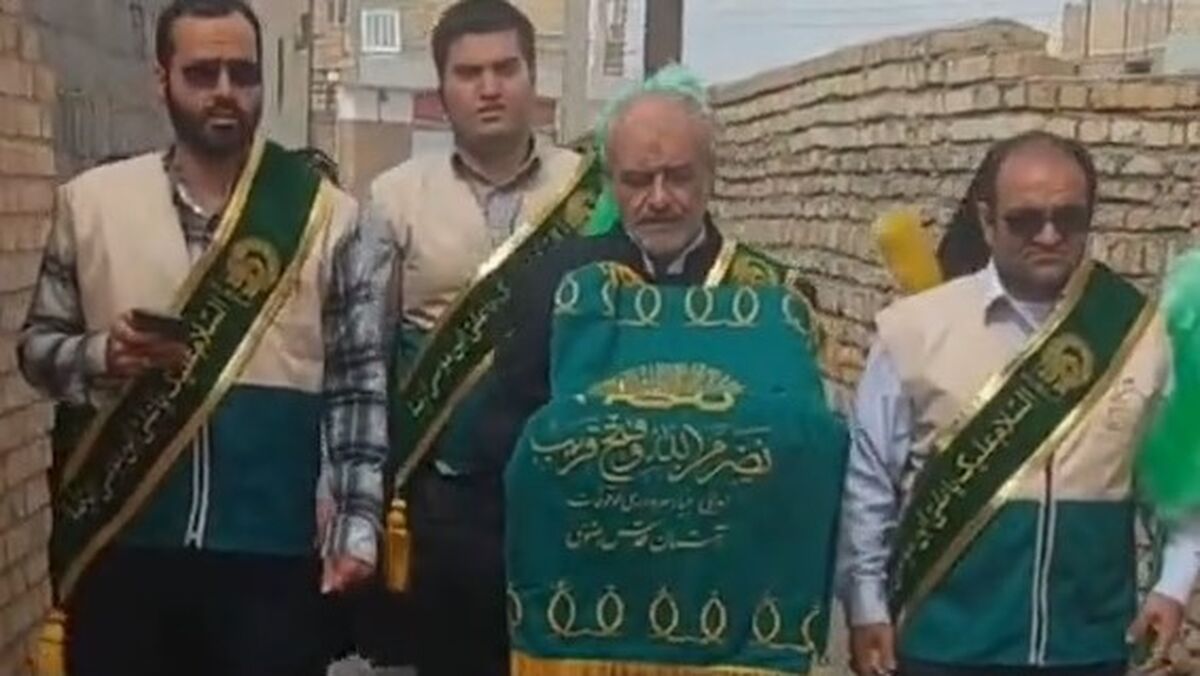 حضور خادمیاران حرم مطهر رضوی در منزل مددجویان کمیته امداد شهرستان کوهپایه/ فیلم
