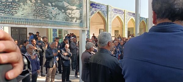 مراسم تشییع پیکر جانباز شهید علی فتح آبادی