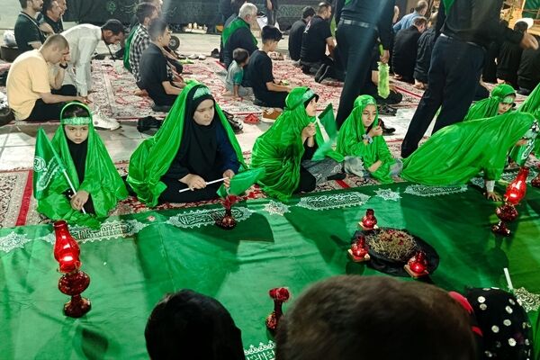 بزرگترین سفره توسل به حضرت رقیه(س) در قم