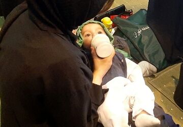 همایش شیرخوارگان حسینی و عزاداری در مزار شهدای گمنام امیریه شهریار