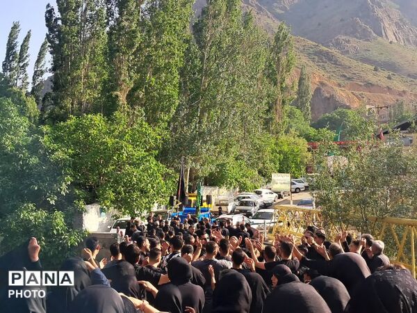حضور پرشور مردم در عزاداری ابا عبدالله الحسین در روستای حسنکدر 