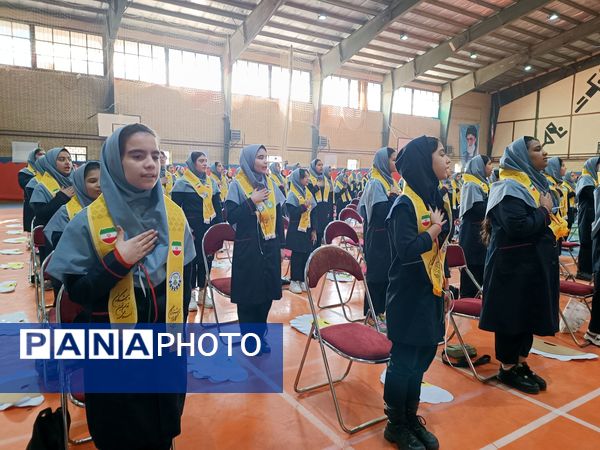 تجدید عهد پیشتازان شهرستان قدس با آرمان‌های انقلاب اسلامی و مقاومت