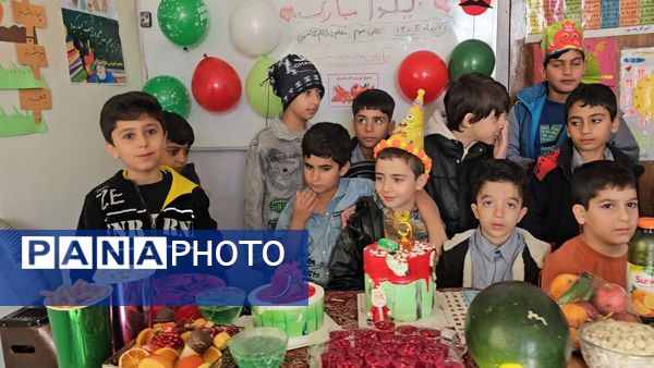 جشن یلدایی در مدرسه دکتر عسکریان یاسوج