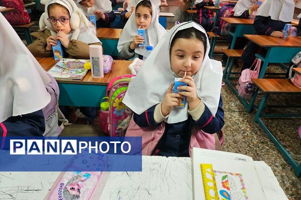 توزیع بسته‌های سلامتی در مدرسه ابتدایی هدی با مشارکت سفیران سلامت