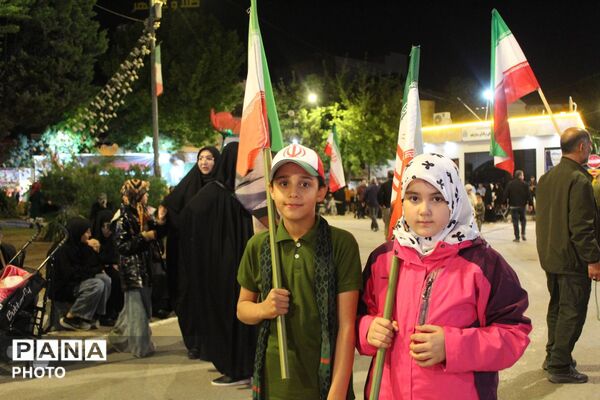 تجمع گسترده شهروندان بجنورد در حمایت از اقتدار کشور
