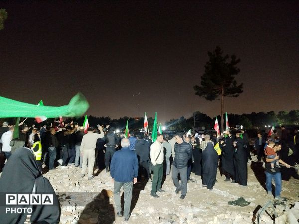 مراسم چهلم شهادت نیروهای یگان امداد در مقتل این شهیدان